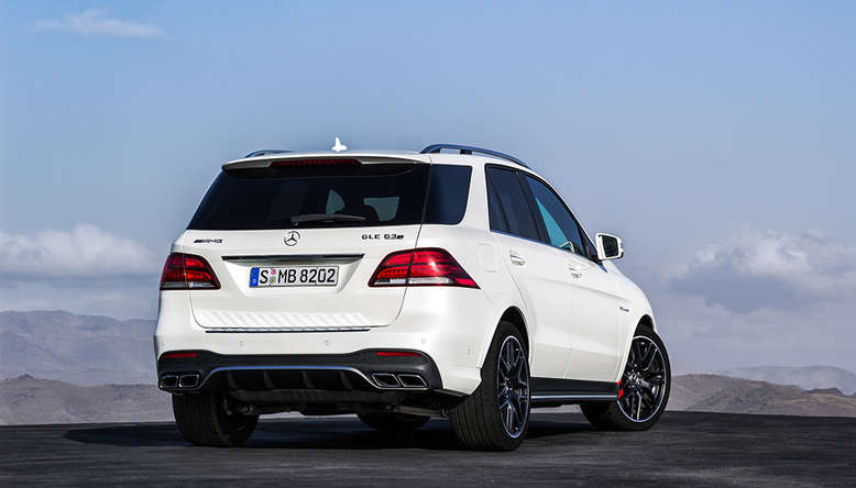 Mercedes GLE, Heckansicht, 2015, Foto: Daimler