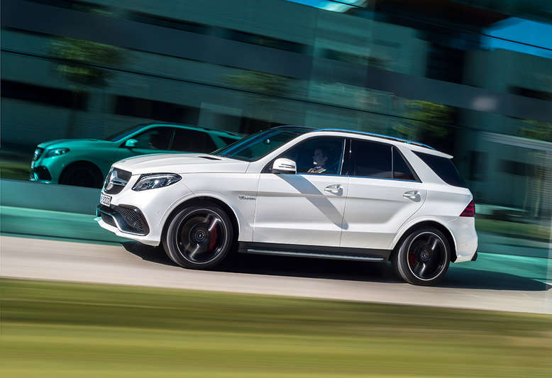 Mercedes GLE, Seitenansicht, 2015, Foto: Daimler