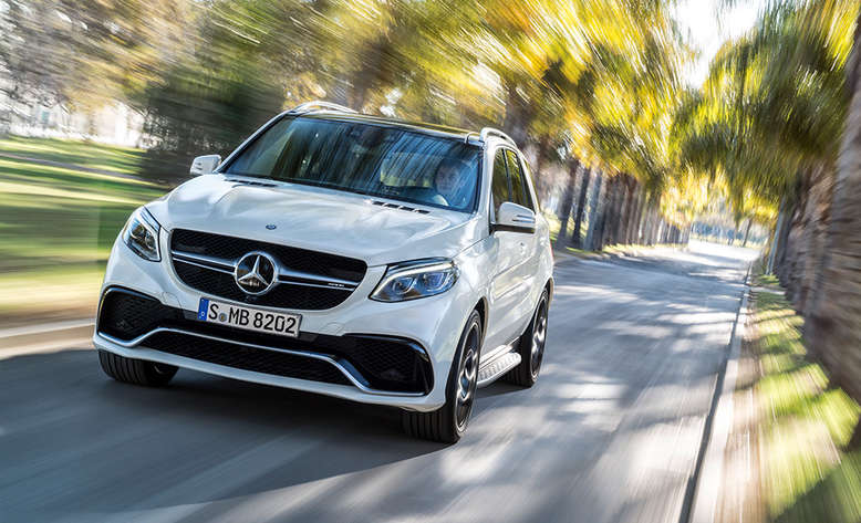 Mercedes GLE, Frontansicht, 2015, Foto: Daimler