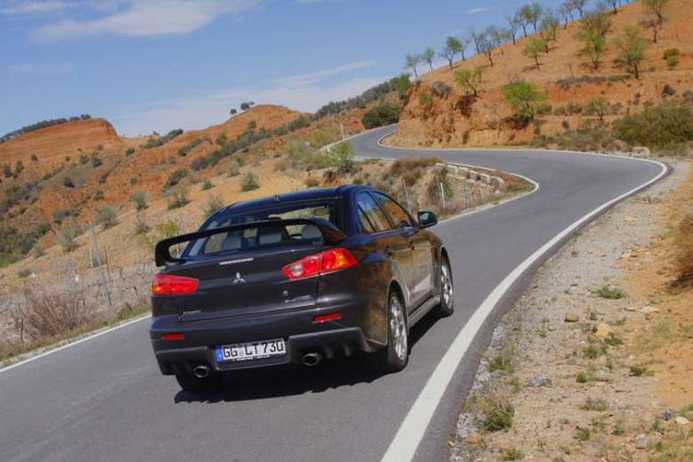 Lancer Evolution, 2008, Foto: © MITSUBISHI MOTORS Deutschland GmbH