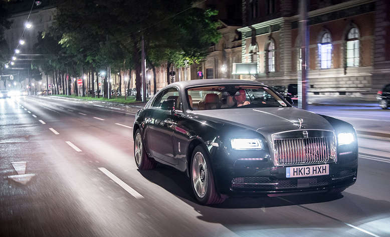 Rolls-Royce Wraith in Fahrt, 2013, Foto: Rolls-Royce