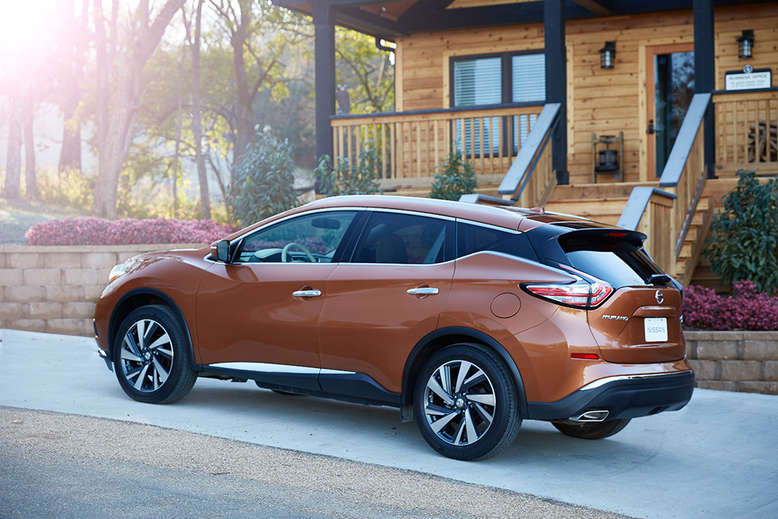 Nissan Murano, Seitenansicht, Heck, 2015, Foto: Nissan