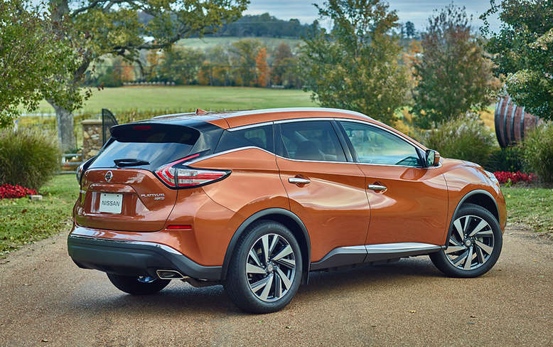 Nissan Murano, Heckansicht, Seite, 2015, Foto: Nissan