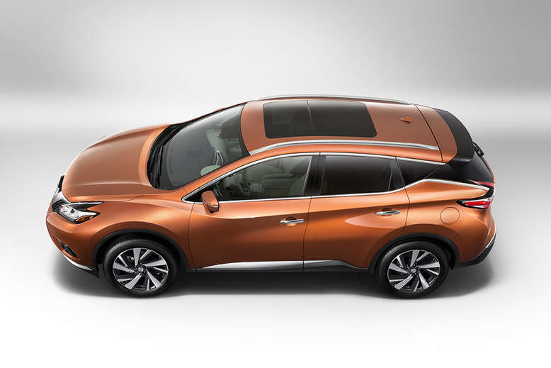 Nissan Murano, Seitenansicht, Draufsicht, 2015, Foto: Nissan