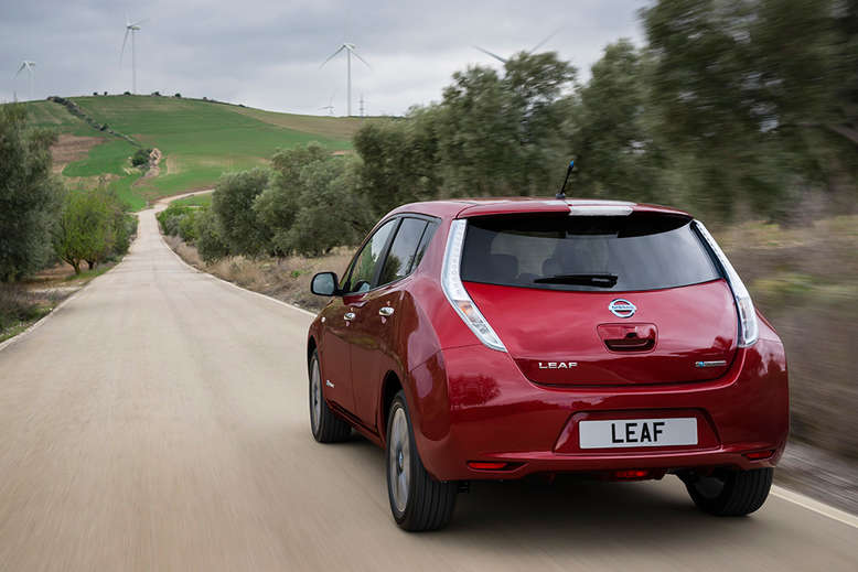 Nissan Leaf, Heckansicht, 2013, Foto: Nissan