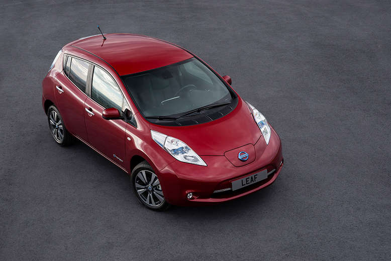 Nissan Leaf, Draufsicht, 2013, Foto: Nissan