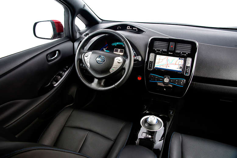 Nissan Leaf, Innenansicht, Cockpit, 2013, Foto: Nissan
