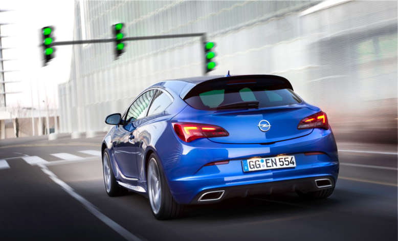 Opel Astra OPC, Heckansicht, 2012, Foto: Opel