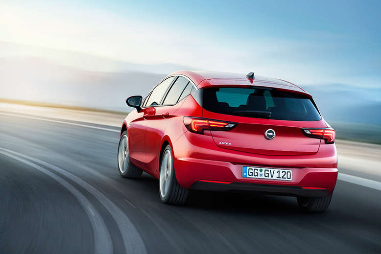 Opel Astra, Heckansicht, 2015, Foto: Opel