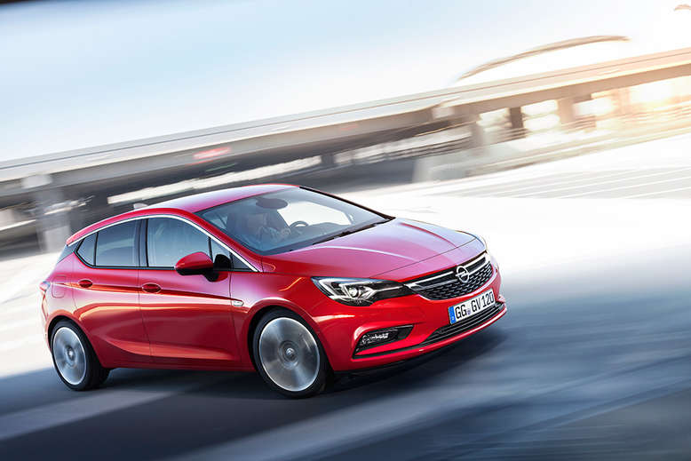 Opel Astra, Seitenansicht, 2015, Foto: Opel