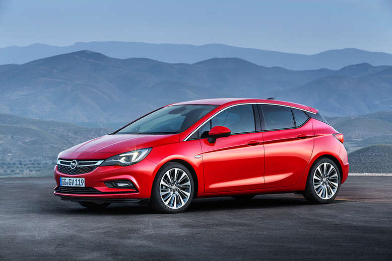 Opel Astra, Seitenansicht, 2015, Foto: Opel
