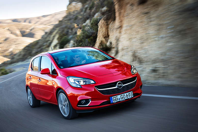 Opel Corsa, Viertürer, Frontansicht, 2014, Foto: Opel