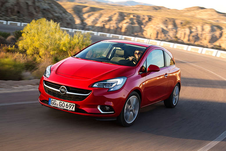 Opel Corsa, Dreitürer, Frontansicht, 2014, Foto: Opel