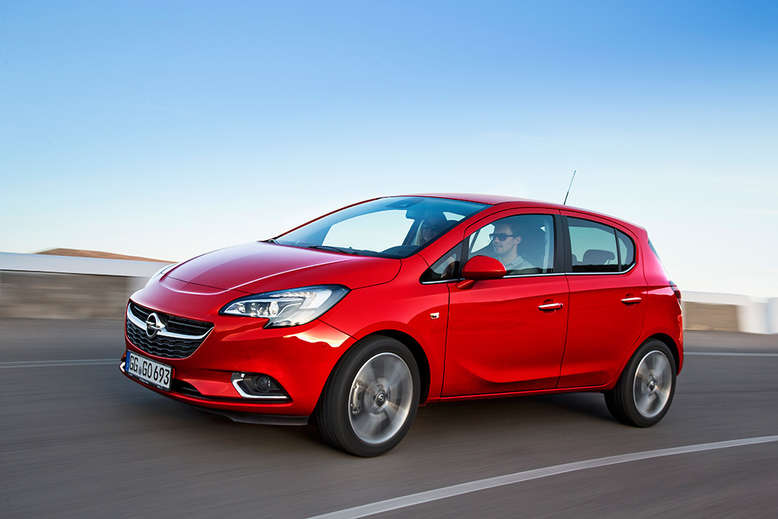 Opel Corsa, Viertürer, Seitenansicht, 2014, Foto: Opel