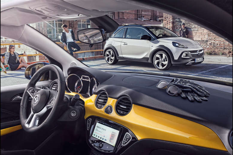 Opel Adam Rocks, Innenansicht, Cockpit, 2014, Foto: Opel