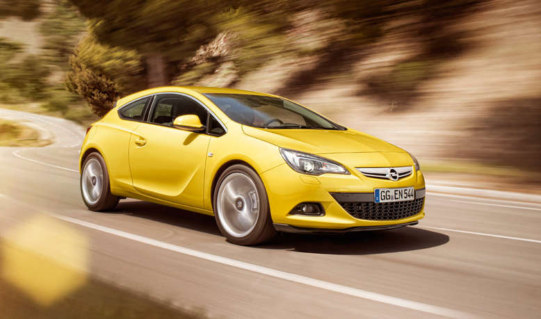 Opel Astra GTC, Seitenansicht, 2012, Foto: Opel