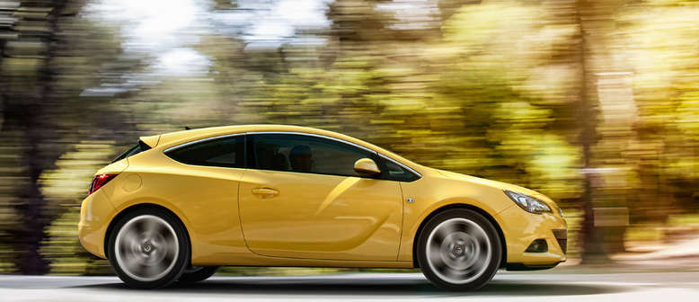 Opel Astra GTC, Seitenansicht, 2012, Foto: Opel