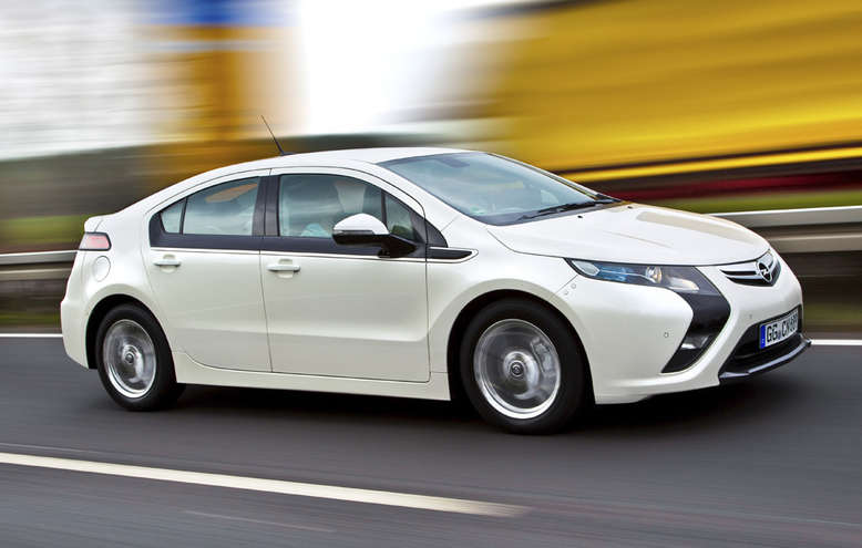 Opel Ampera, Seitenansicht, 2011, Foto: Opel