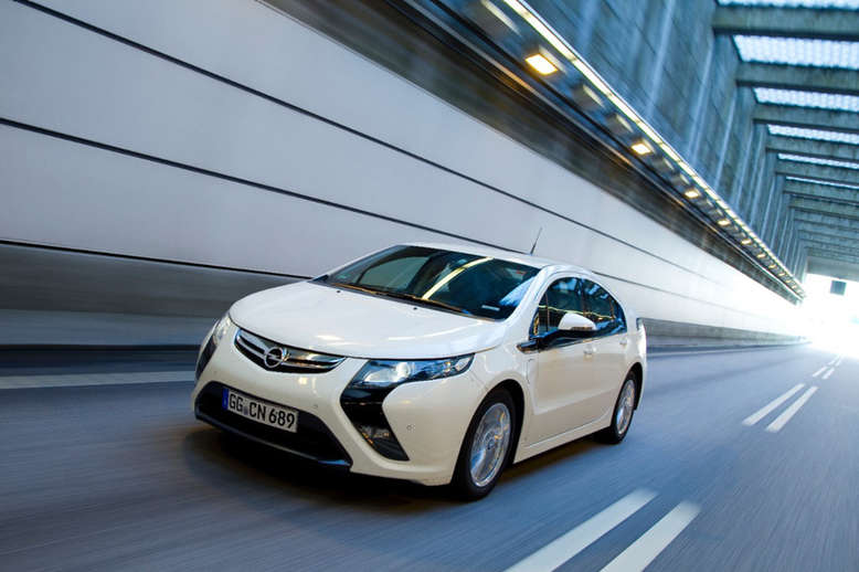 Opel Ampera, Frontansicht, 2013, Foto: Opel