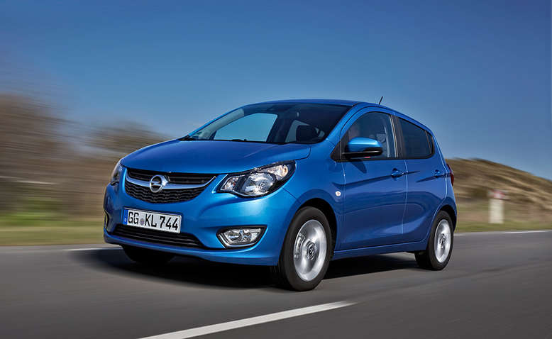 Opel KARL, Frontansicht, Seite, 2015, Foto: Opel