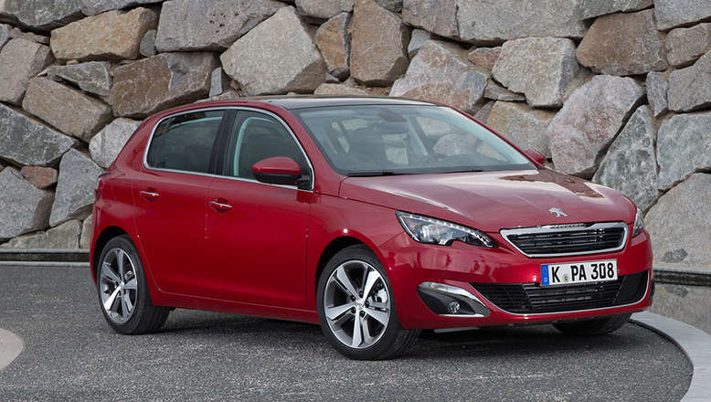 Peugeot 308 Limousine, Frontansicht, 2014, Foto: Peugeot