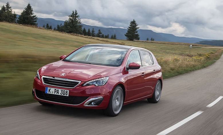 Peugeot 308 Limousine, Frontansicht, 2014, Foto: Peugeot