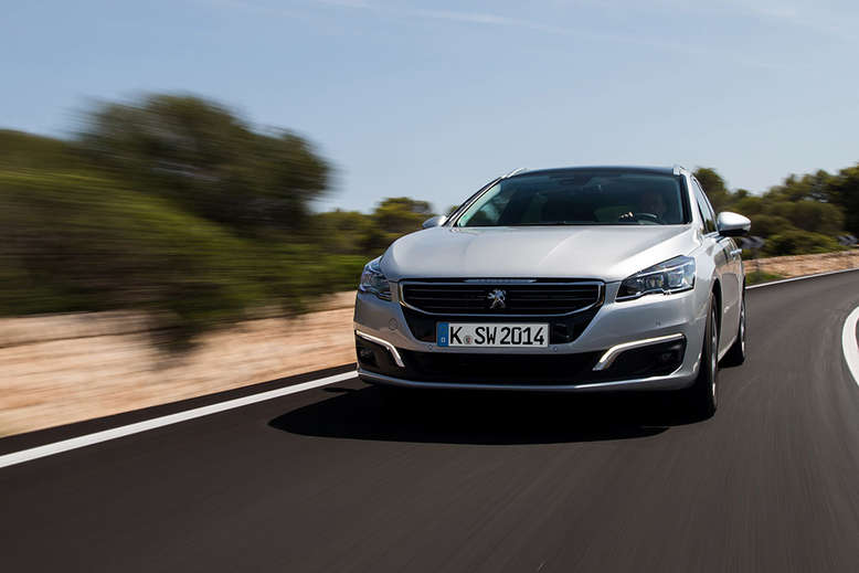 Peugeot 508 SW, in Fahrt, 2014, Foto: Peugeot 