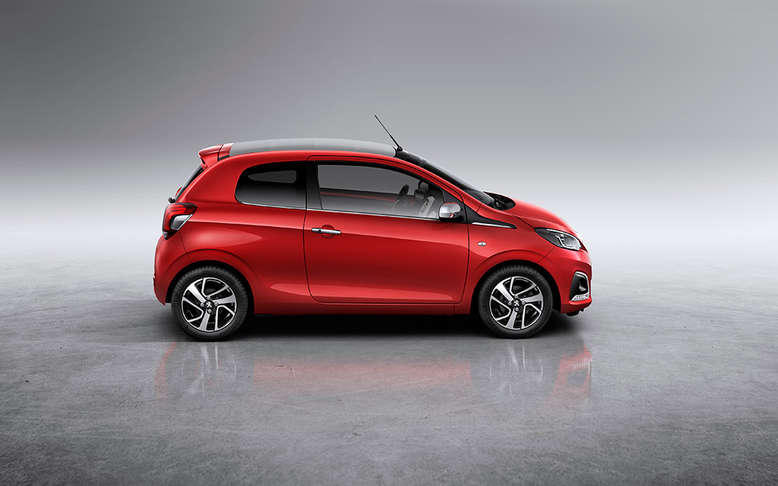 Peugeot 108, Seitenansicht, 2014, Foto: Peugeot