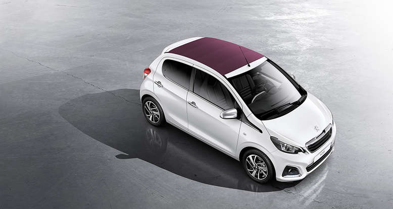 Peugeot 108, Seitenansicht, Draufsicht, 2014, Foto: Peugeot