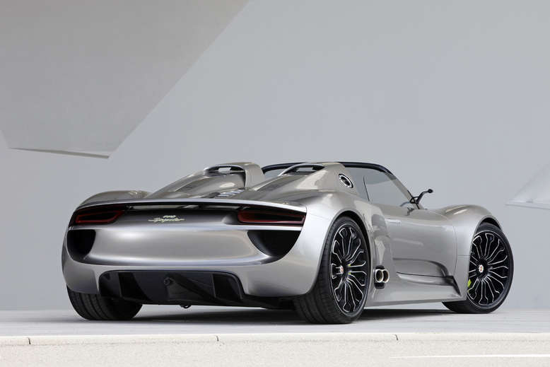 Porsche 918 Spyder, Heckansicht, Foto: Porsche