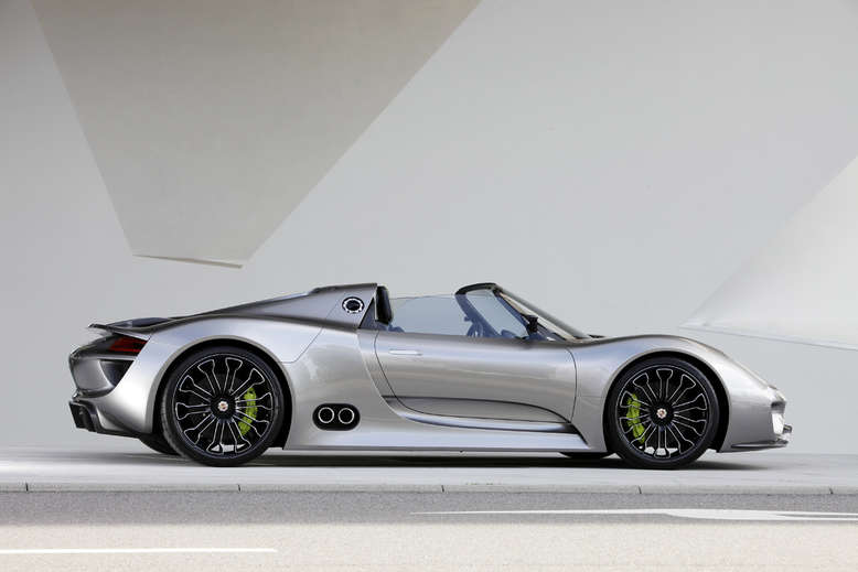 Porsche 918 Spyder, Seitenansicht, Foto: Porsche