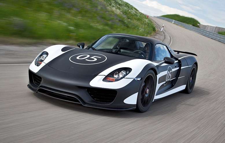 Porsche 918 Spyder Prototyp, Frontansicht, Foto: Porsche