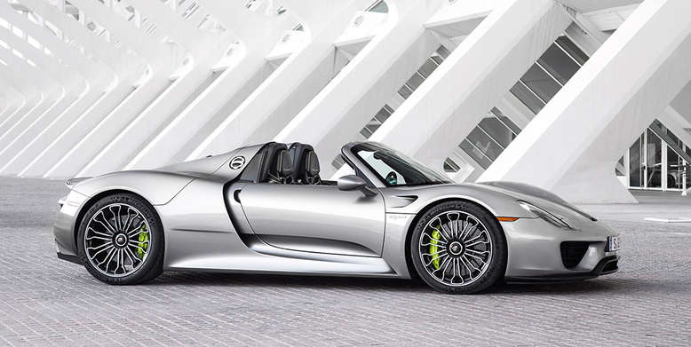 Porsche 918 Spyder, Seitenansicht, 2014, Foto: Porsche