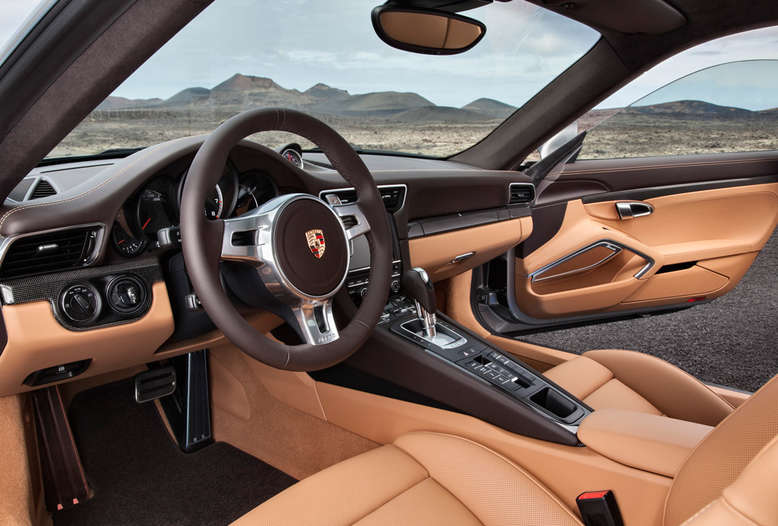 Porsche 911 Turbo S Coupé, Innenansicht, Cockpit, 2013, Foto: Porsche