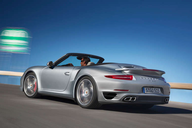 Porsche 911 Turbo Cabrio, Seitenansicht, 2013, Foto: Porsche