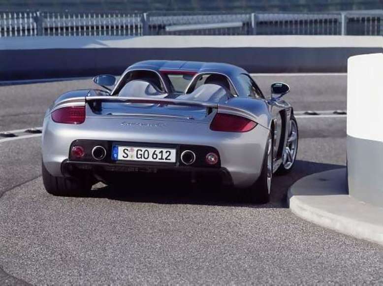 Porsche Carrera GT, Heckansicht, 2012, Foto: Porsche