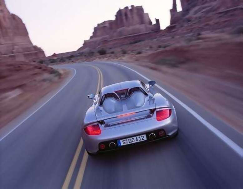 Porsche Carrera GT, Heckansicht, 2012, Foto: Porsche