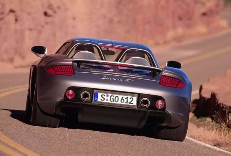 Porsche Carrera GT, Heckansicht, 2012, Foto: Porsche
