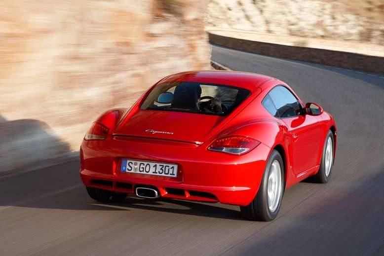 Porsche Cayman, Heckansicht, 2011, Foto: Porsche