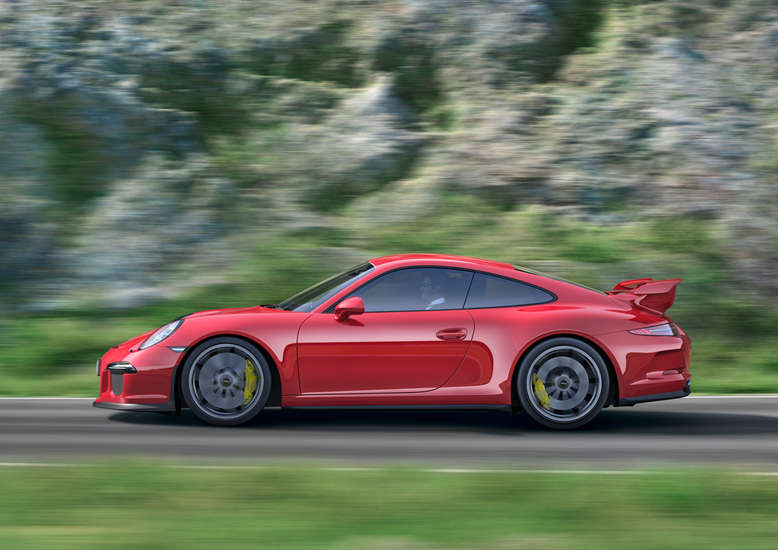 Porsche 911 GT3, Seitenansicht, 2013, Foto: Porsche