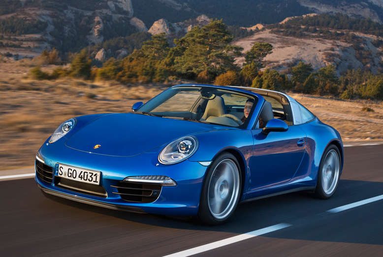 Porsche 911 Targa 4, Frontansicht, 2014, Foto: Porsche