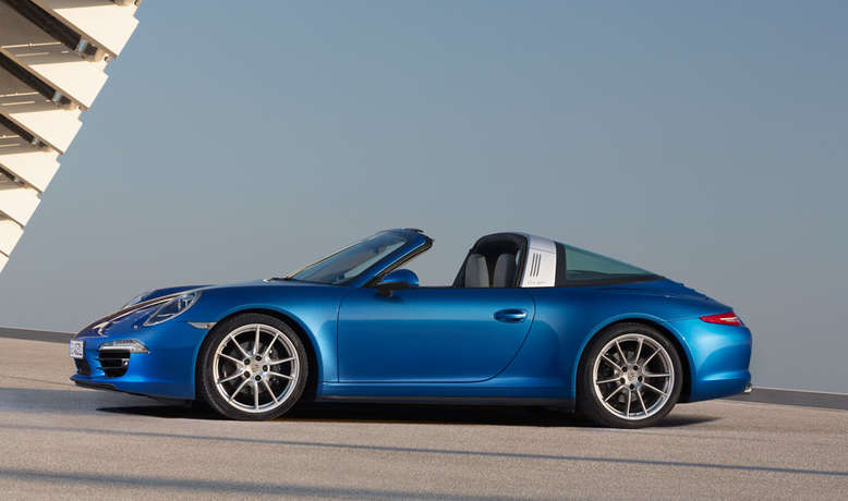 Porsche 911 Targa 4, Seitenansicht, 2014, Foto: Porsche