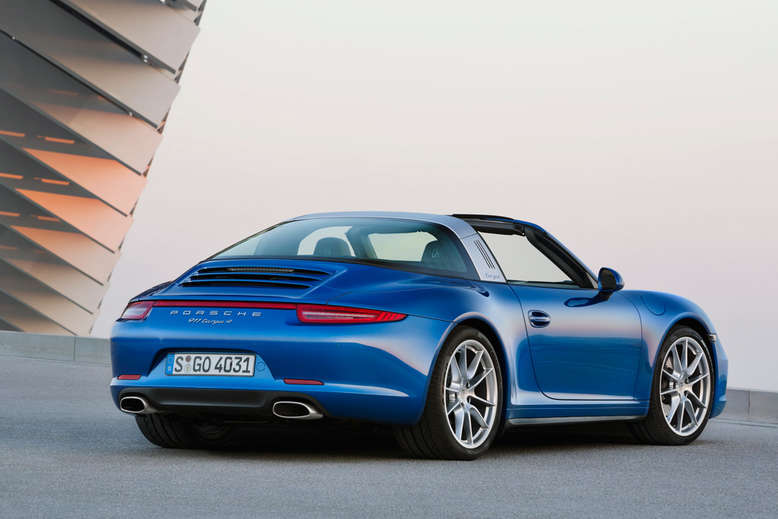 Porsche 911 Targa 4, Heckansicht, 2014, Foto: Porsche