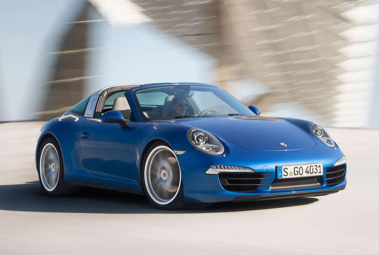 Porsche 911 Targa 4, Frontansicht, 2014, Foto: Porsche