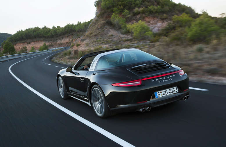 Porsche 911 Targa 4 S, Heckansicht, 2014, Foto: Porsche