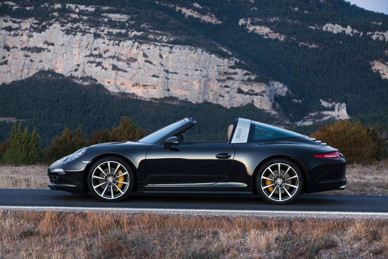 Porsche 911 Targa 4 S, Seitenansicht, 2014, Foto: Porsche