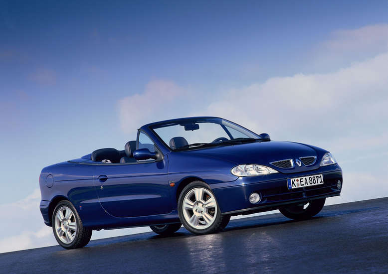 Renault Mégane, Coupé Cabrio, Verdeck geöffnet, offen, 2-Türer, 2002, Foto: Renault