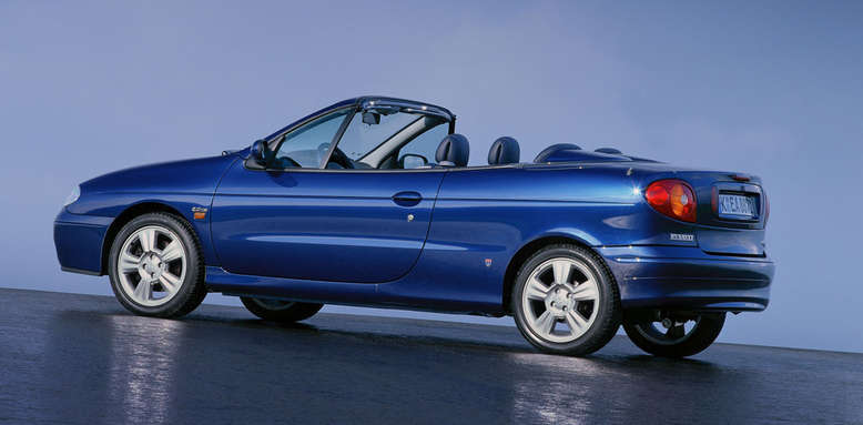 Renault Mégane, Coupé Cabrio, Verdeck geöffnet, offen, 2-Türer, 2002, Foto: Renault