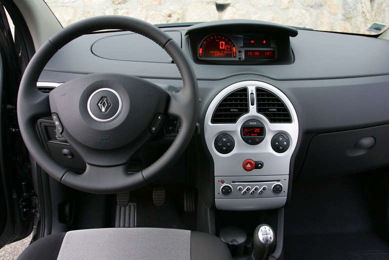 Renault Modus, 2007, Innenansicht / Cockpit, Foto: Renault
