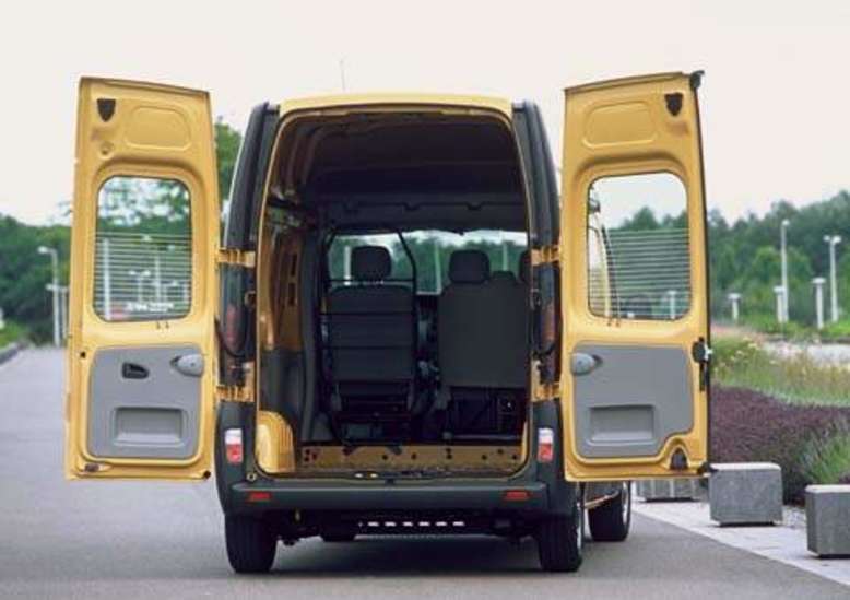 Renault Trafic, geöffnete Hecktür, 2006, Foto: Renault